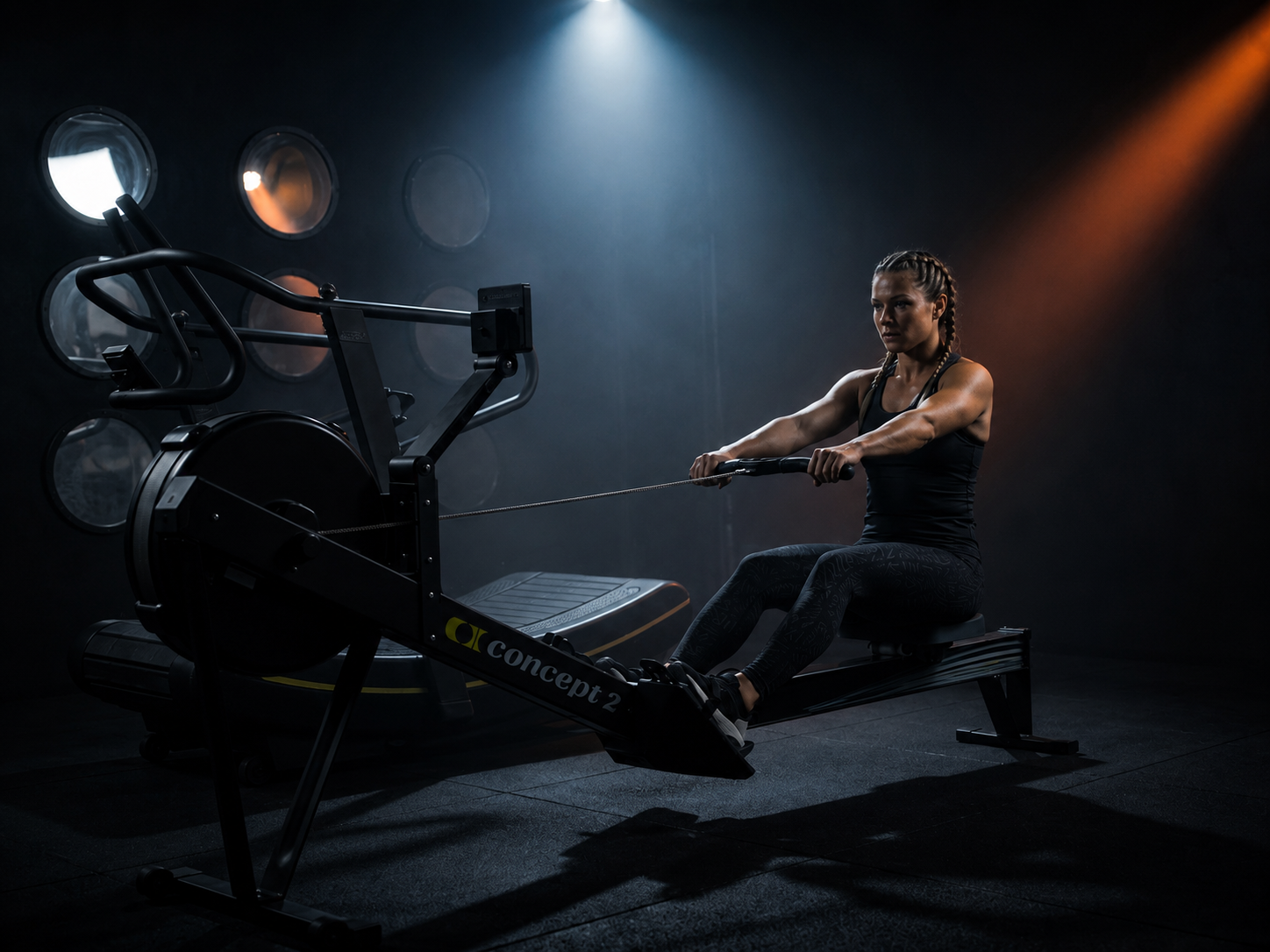 Couple workout session at EVOFIT